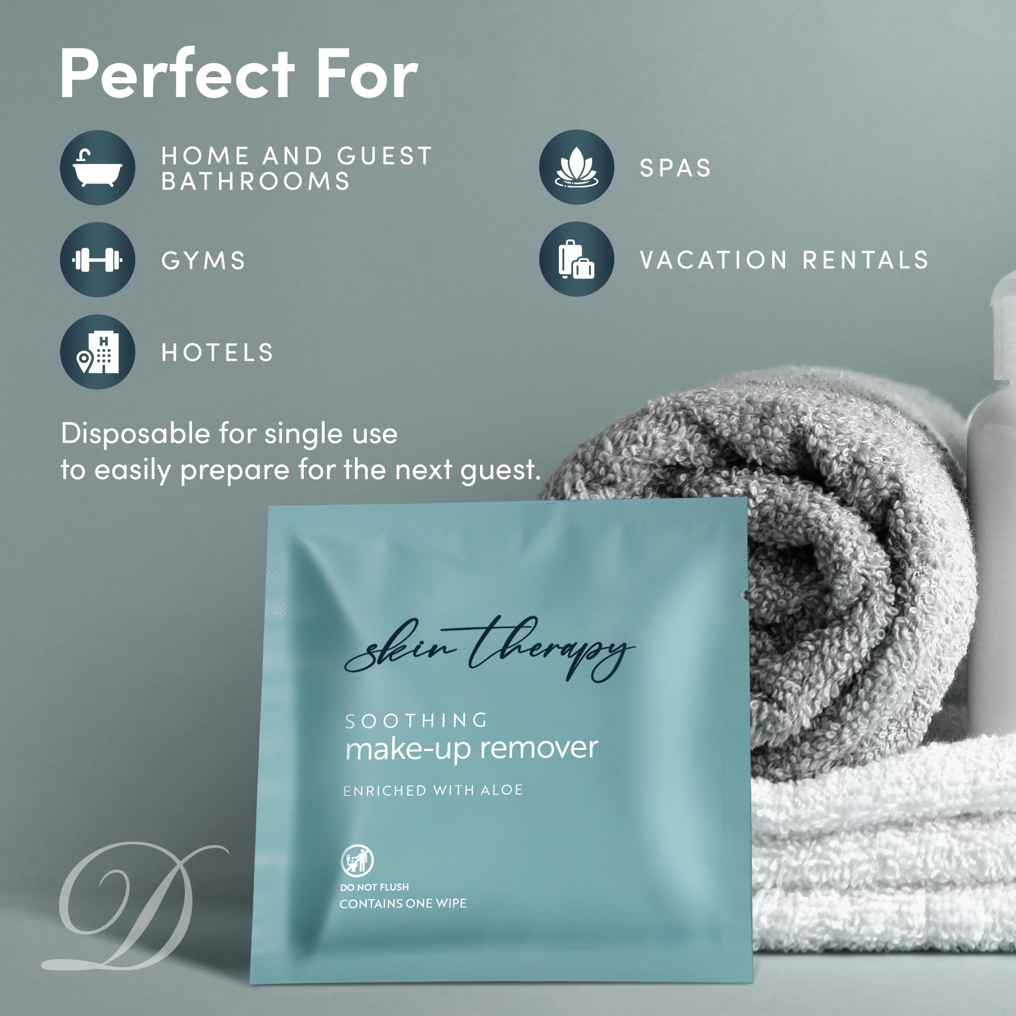 Diversified Hospitality close-up of a single sachet emphasizing hygienic single-use convenience