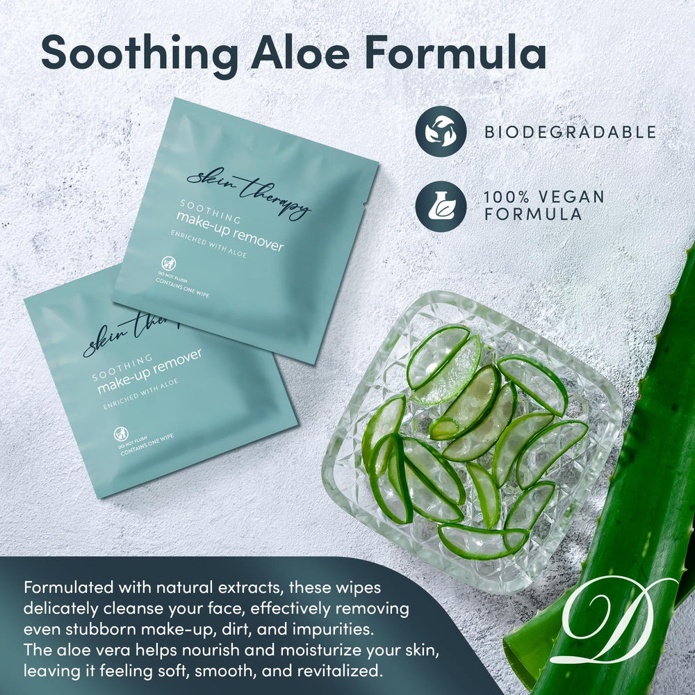 Diversified Hospitality wipe in hand removing makeup to show quick, travel-friendly use
