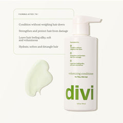 Divi back label with ingredients and directions for easy use