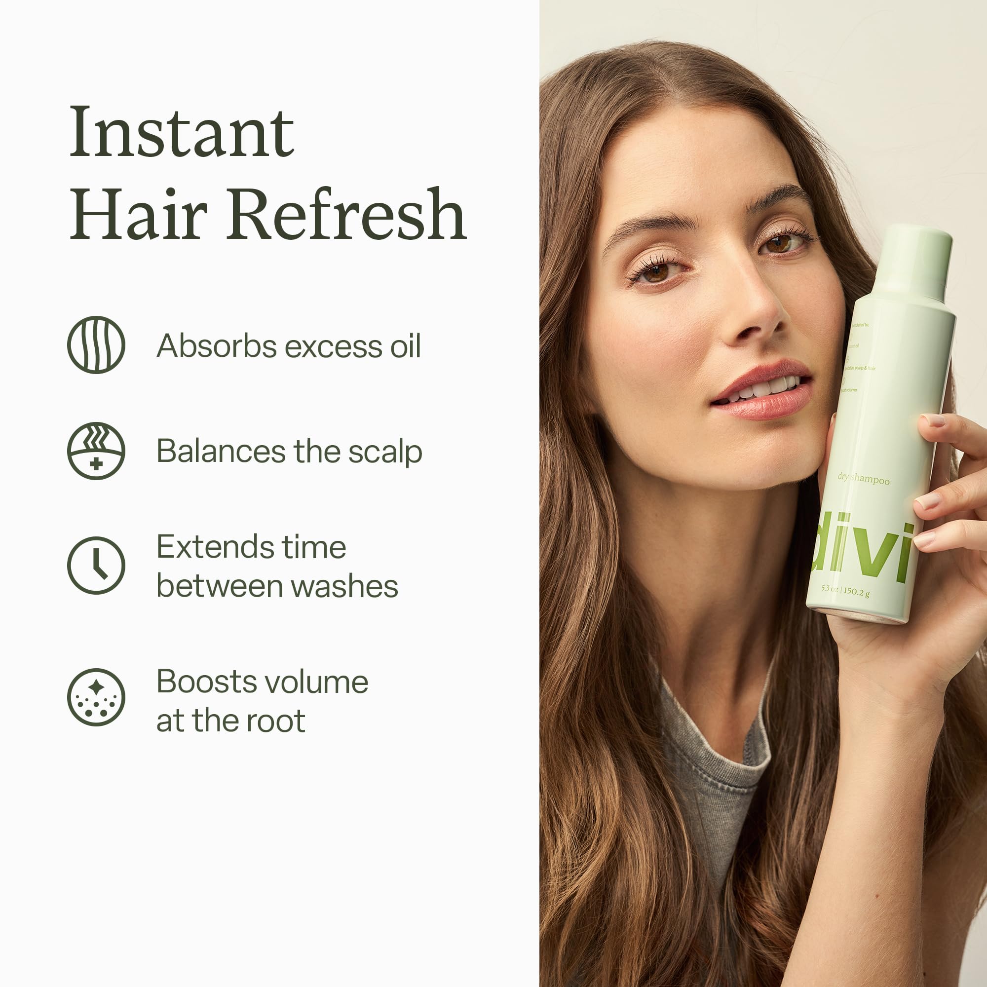 divi dry shampoo side label close-up listing key ingredient exclusions