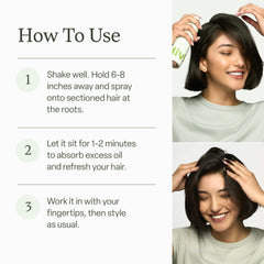 divi dry shampoo matte finish on hair texture showing added volume benefit