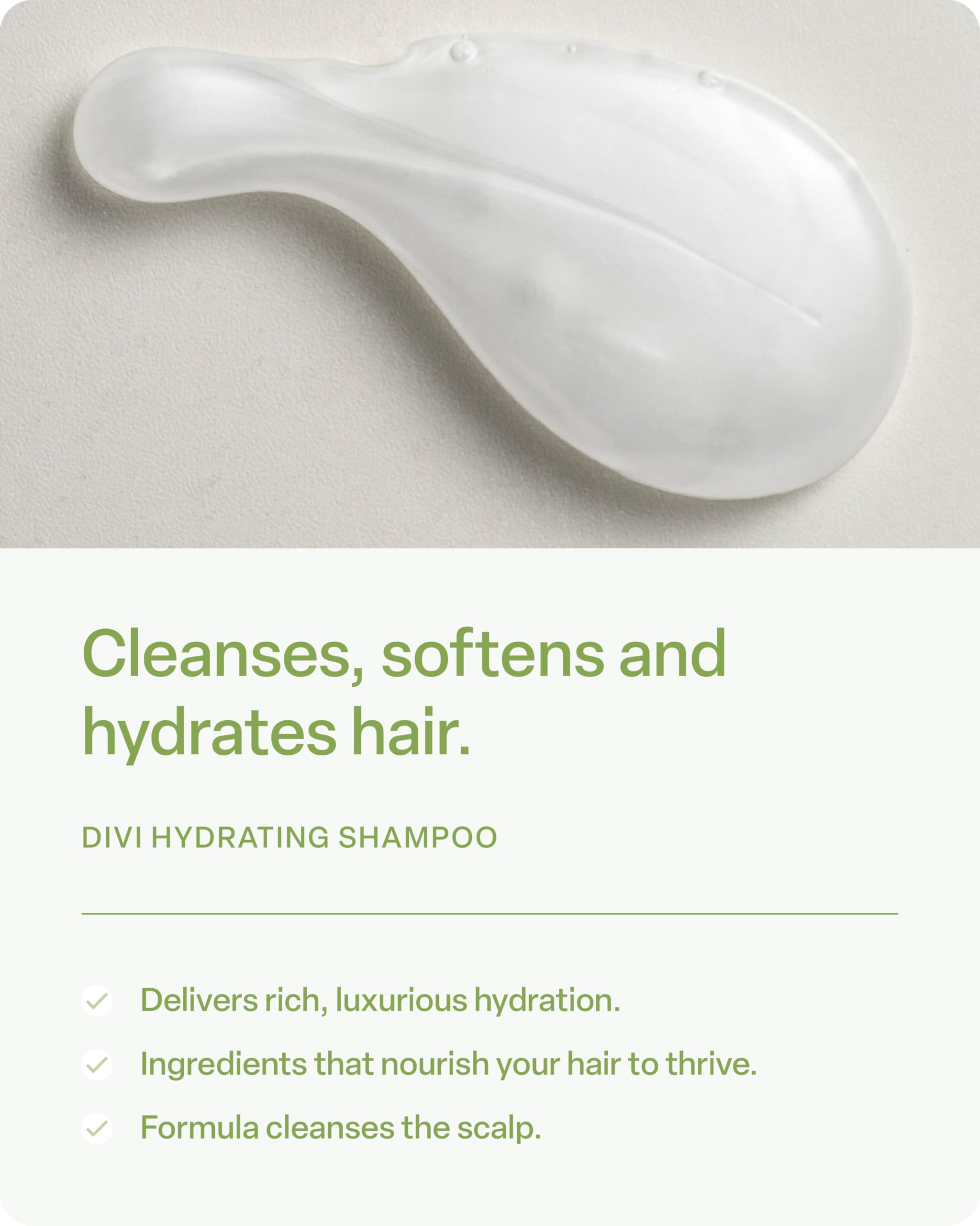 Divi back label ingredient list visible for ingredient transparency