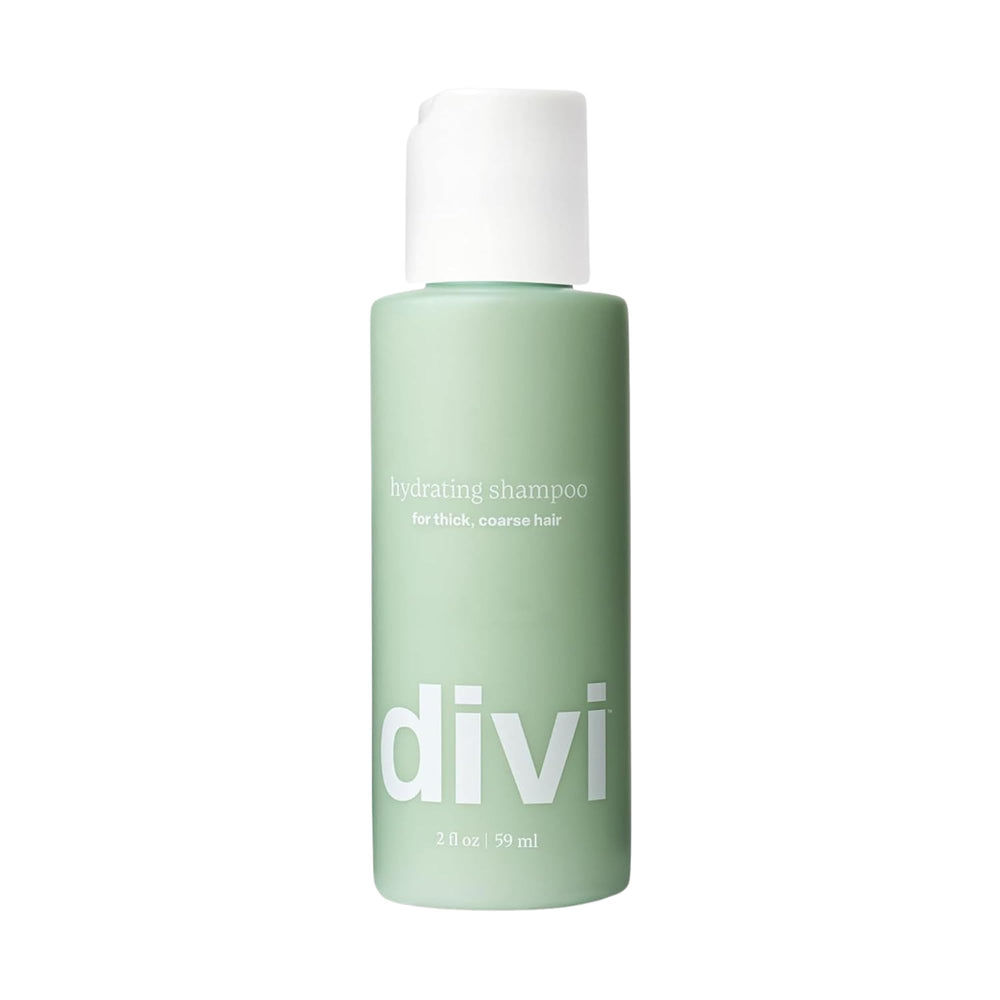 Divi bottle front view showing label and hydration benefit