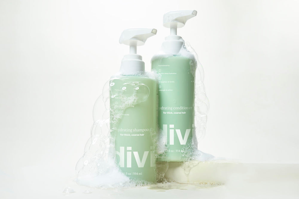 Divi lifestyle after wash showing smooth, hydrated hair and manageable finish
