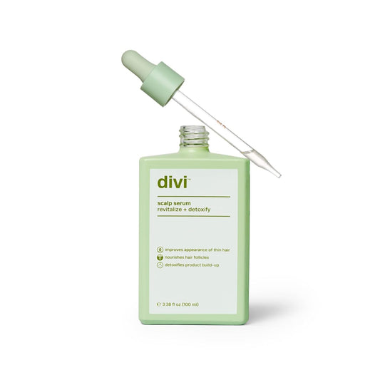 Divi front bottle view showing label and clean packaging benefit