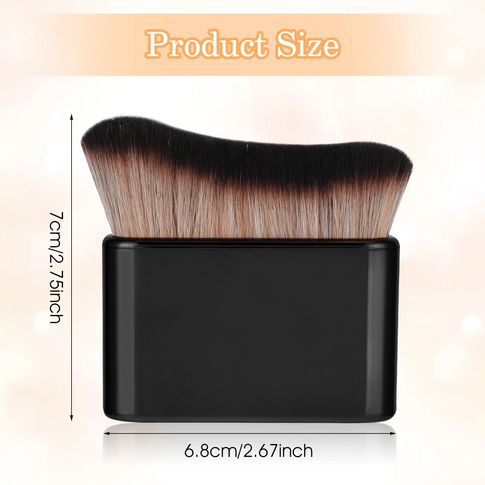 DIVINA VITAE close-up of ultra-fine bristles displaying smooth blending benefit