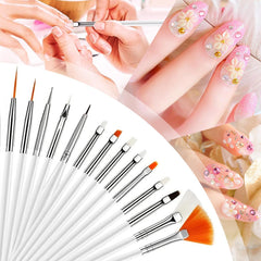 DIYCICO sculpture pens detail demonstrating control for 3D nail accents