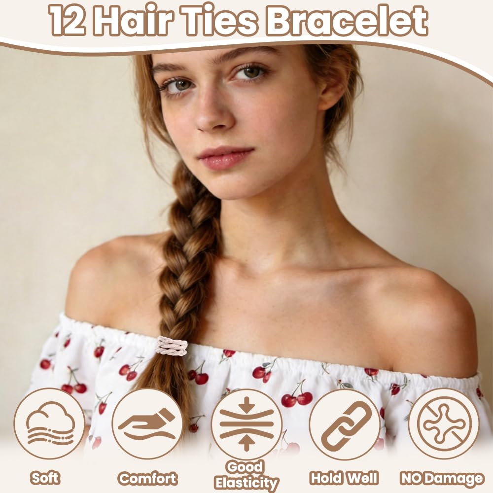 DIYDEC hair tie holding a ponytail secure hold for all-day wear benefit