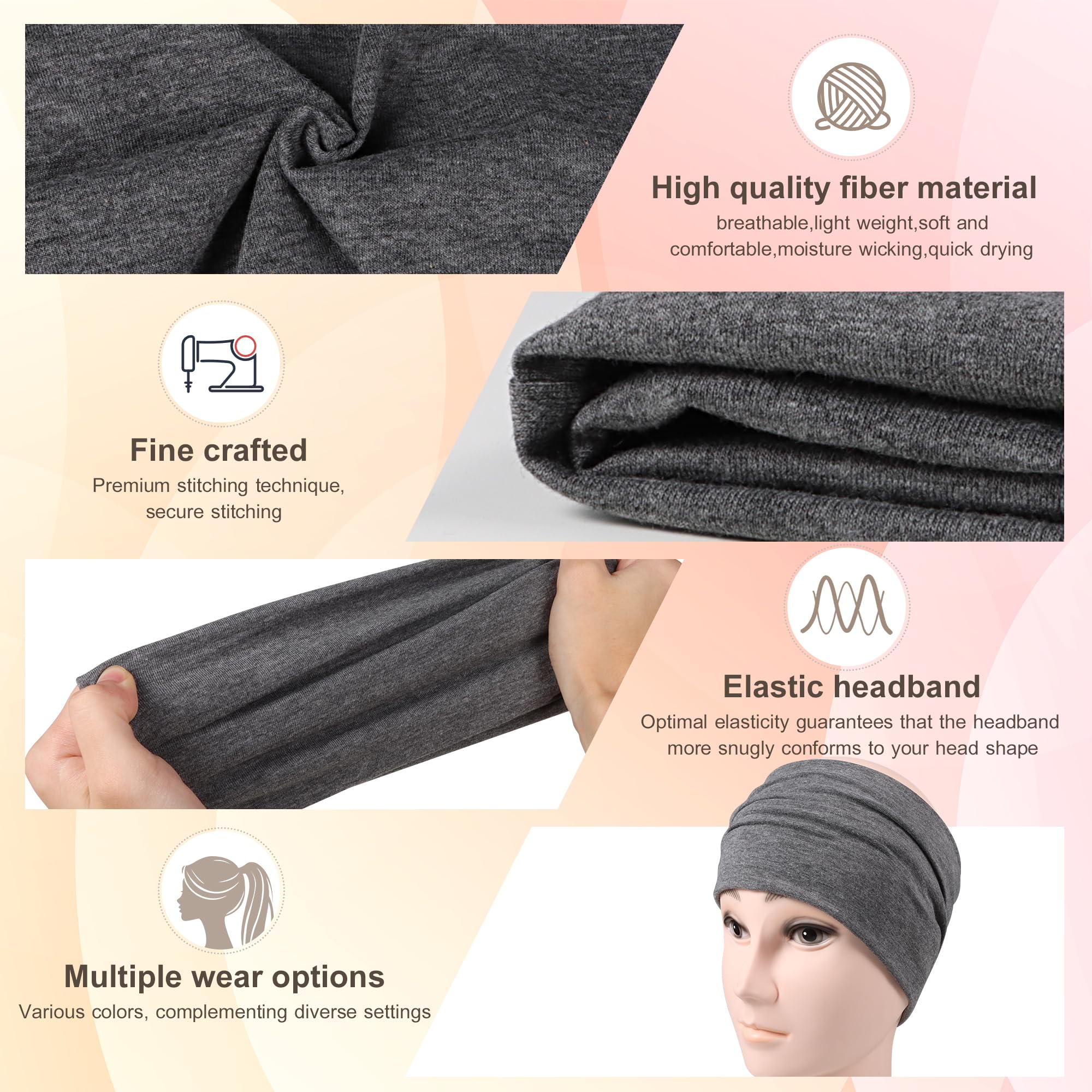 DiyJibb headband on runner keeping hair back and absorbing sweat