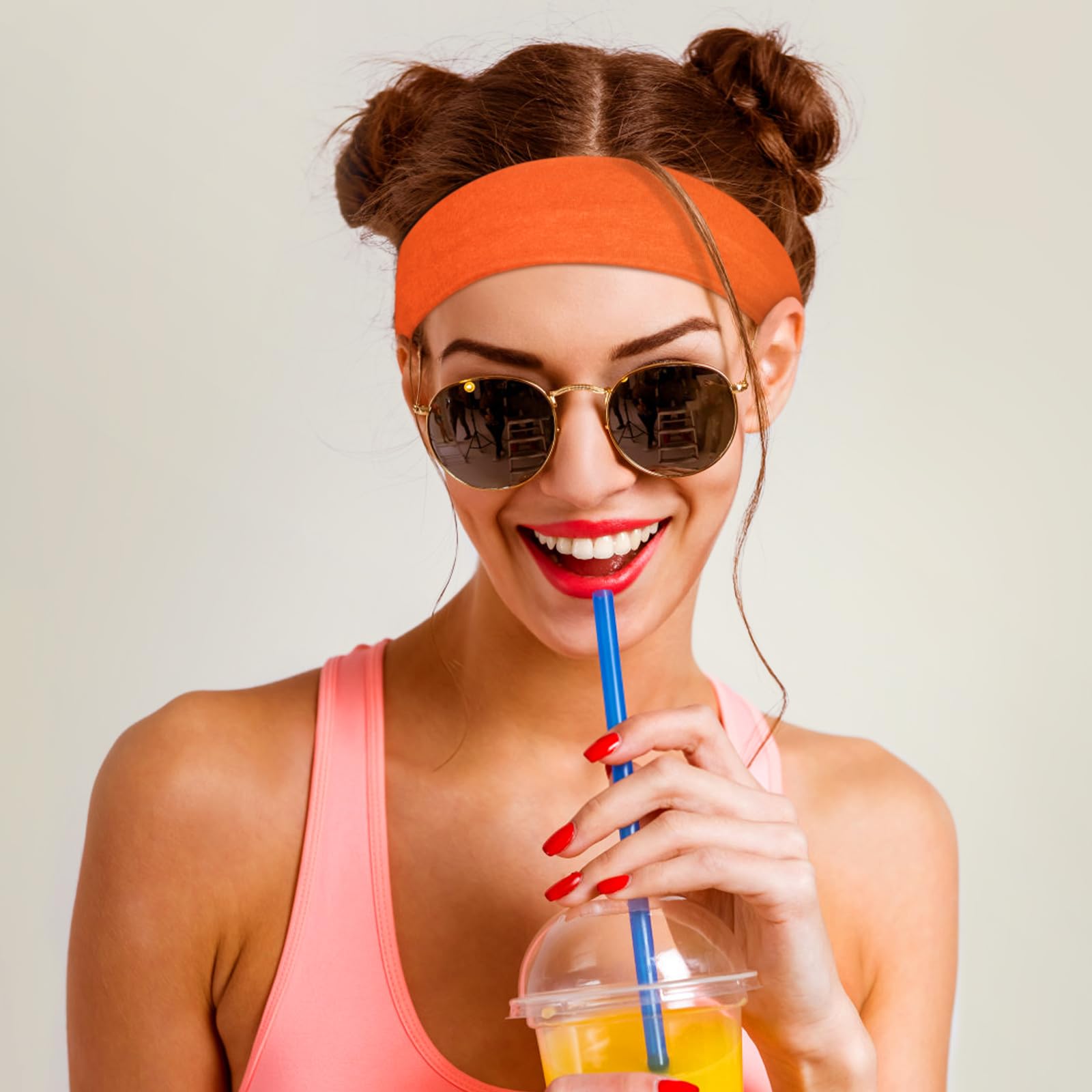 DiyJibb seven headbands laid flat displaying color options, mix-and-match outfit benefit