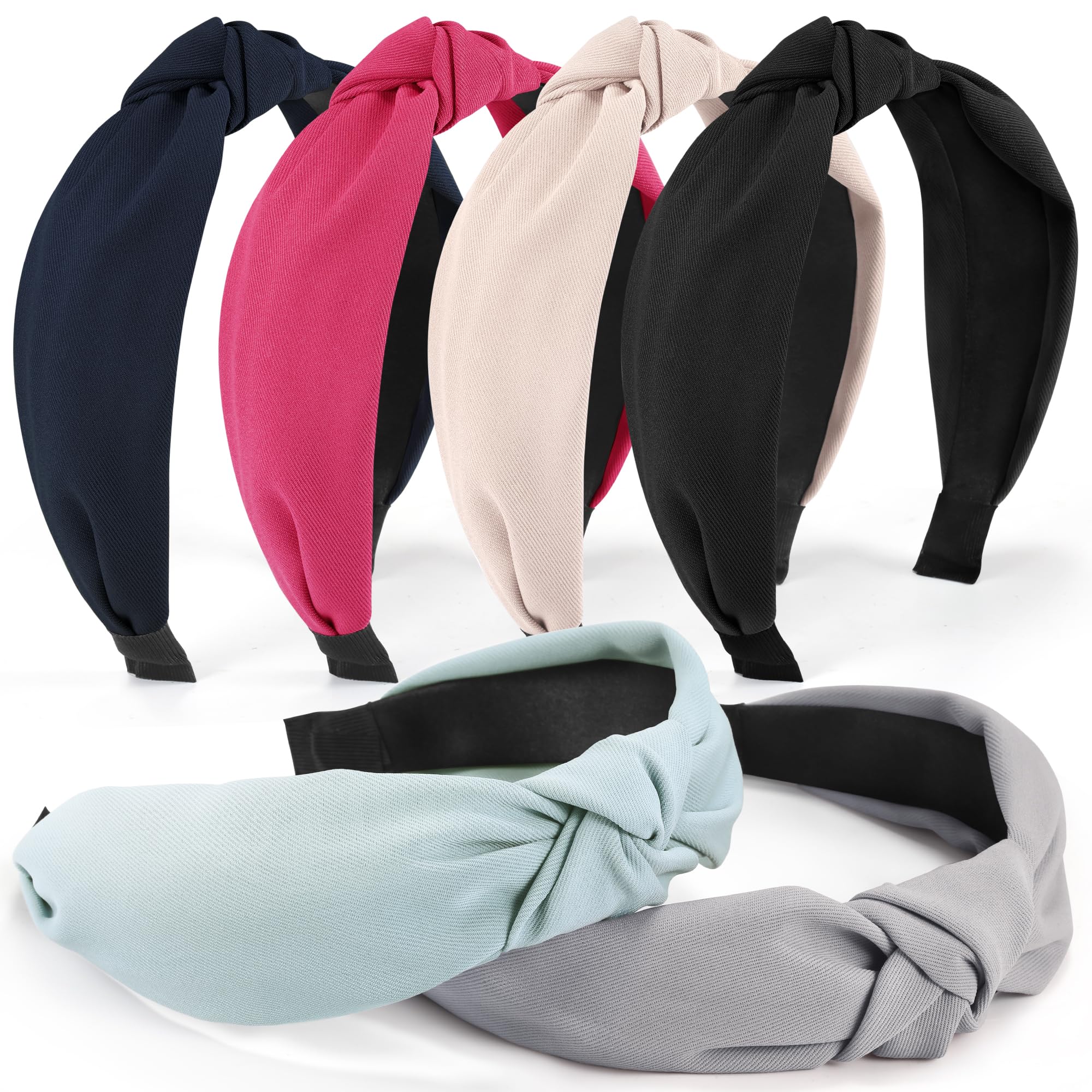 DiyJibb front view of six-color headband pack showing variety and convenience