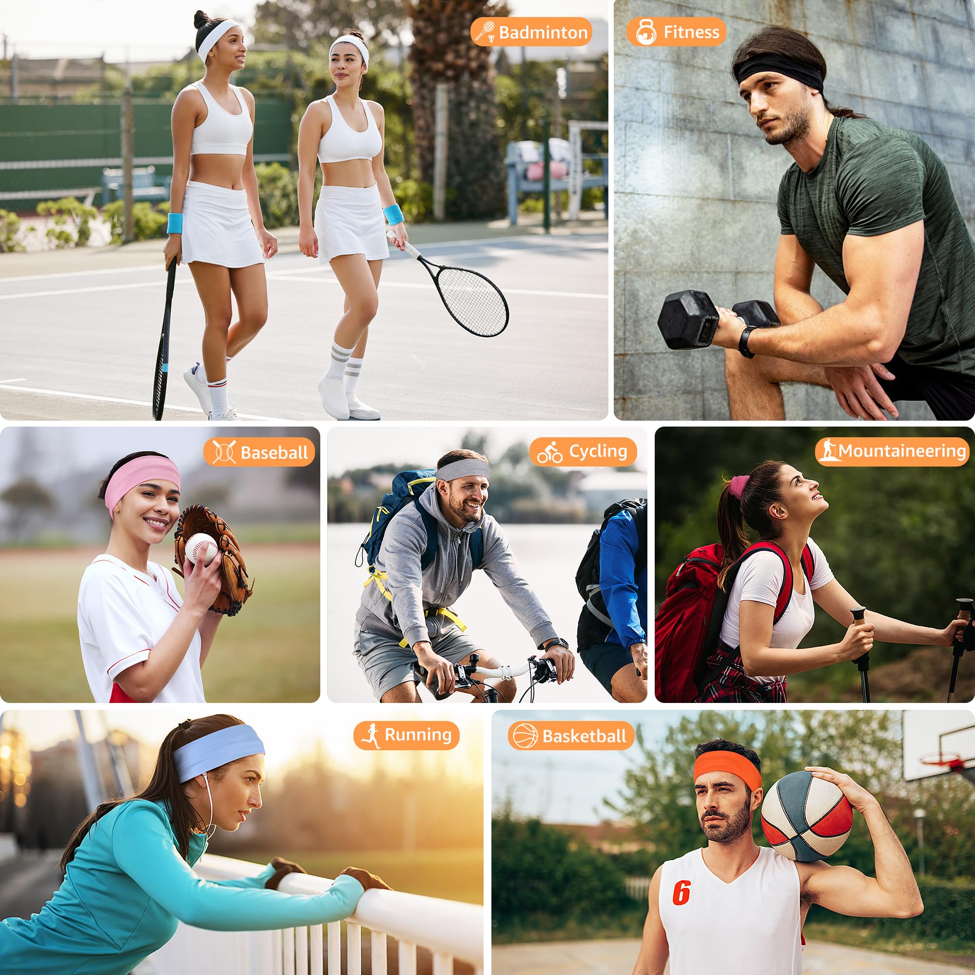 DiyJibb headband worn by runner demonstrating secure fit