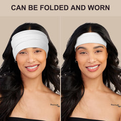 DiyJibb headband stretched to show elasticity and secure fit