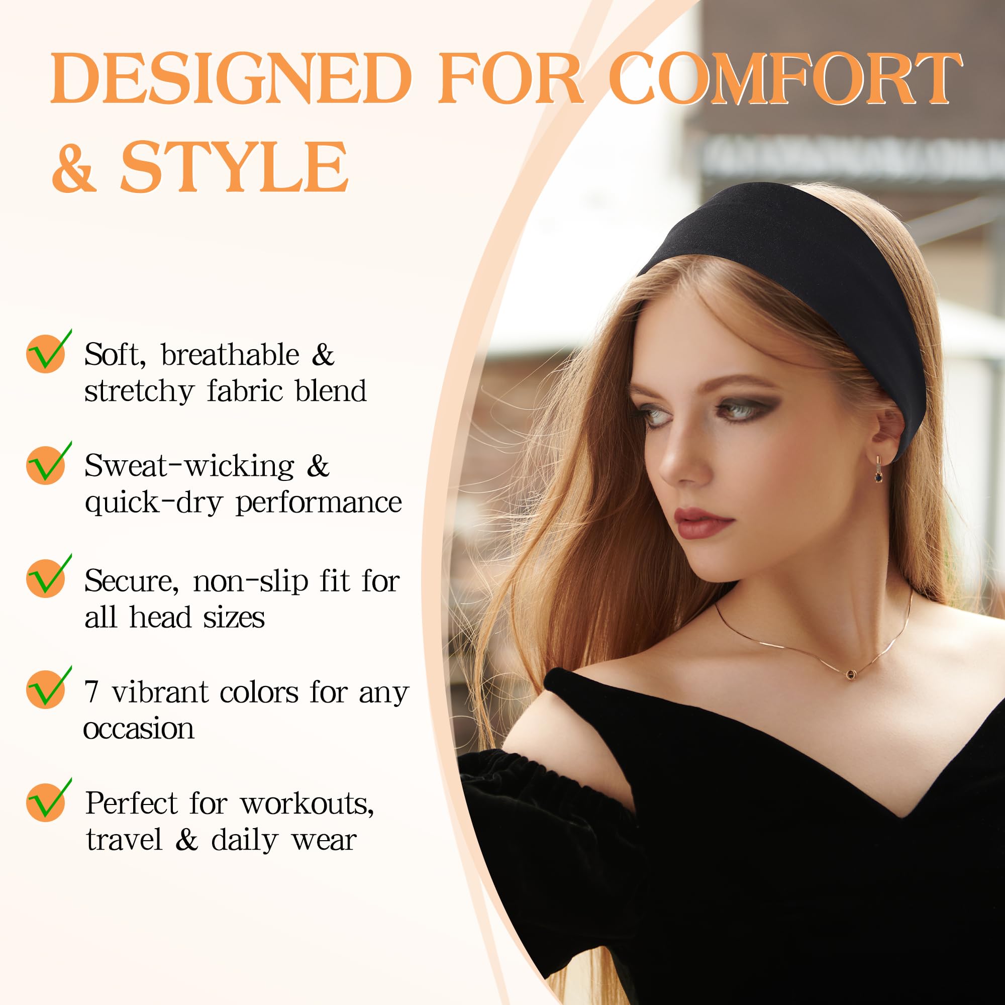 DiyJibb headband worn during yoga pose showing sweat control