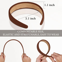 DiyJibb headband worn with ponytail demonstrating secure non-slip hold