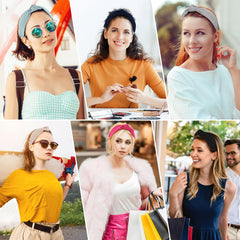 DiyJibb headband worn by model in street outfit for instant polished look