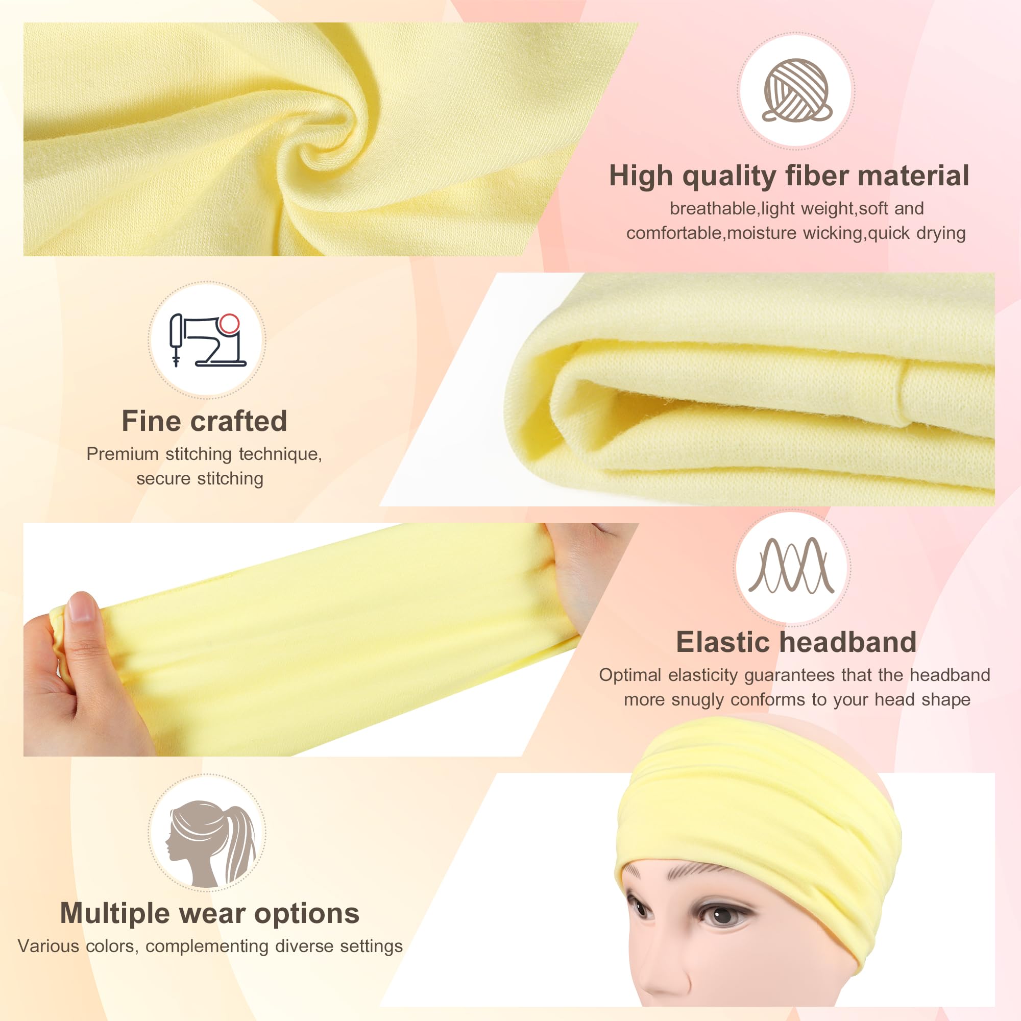 DiyJibb band styled twisted and folded to show adjustable width and versatile looks