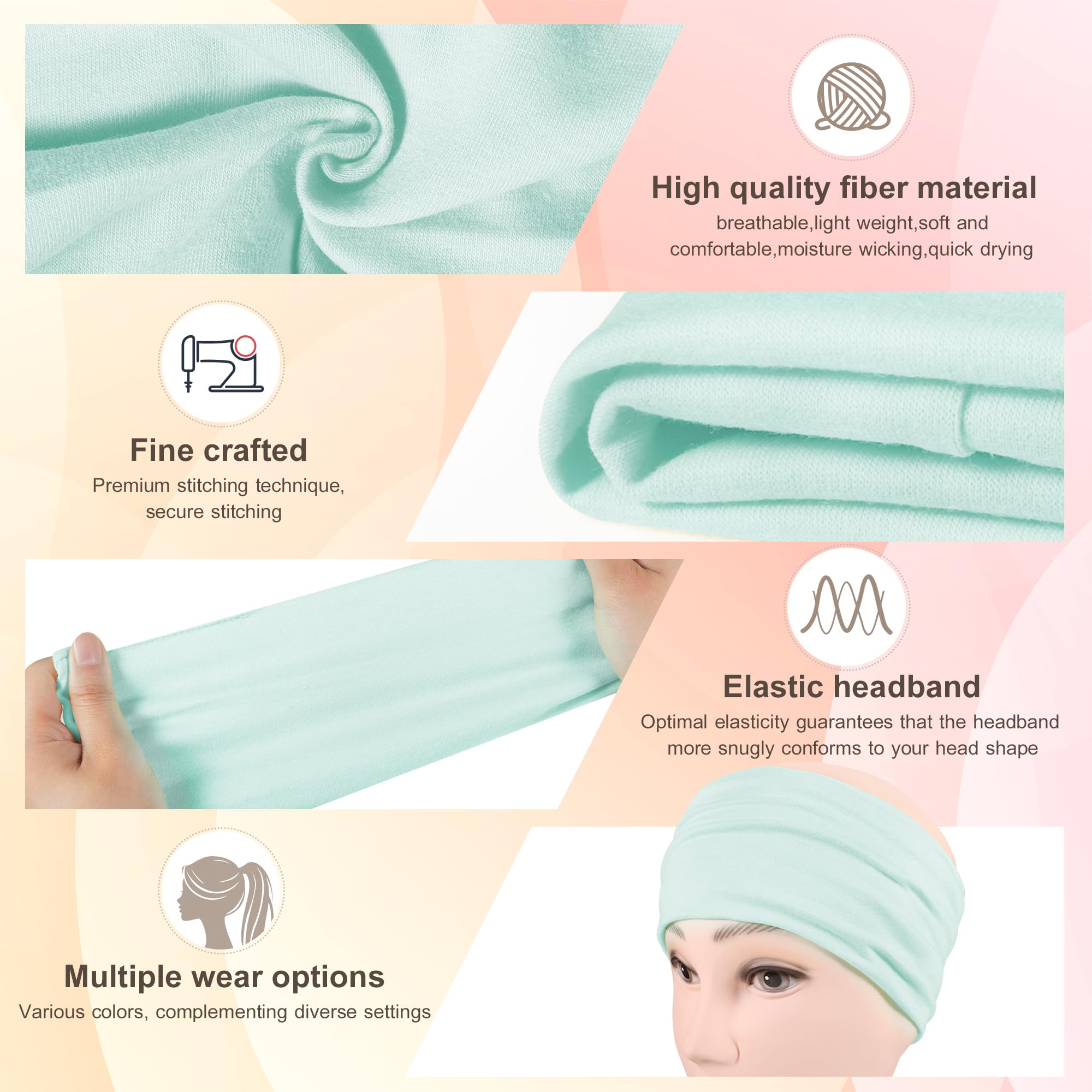 DiyJibb flat lay showing headband width and length for sizing clarity
