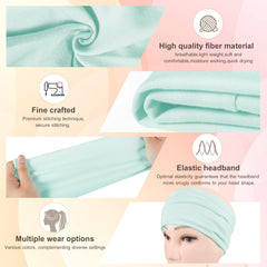 DiyJibb flat lay showing headband width and length for sizing clarity