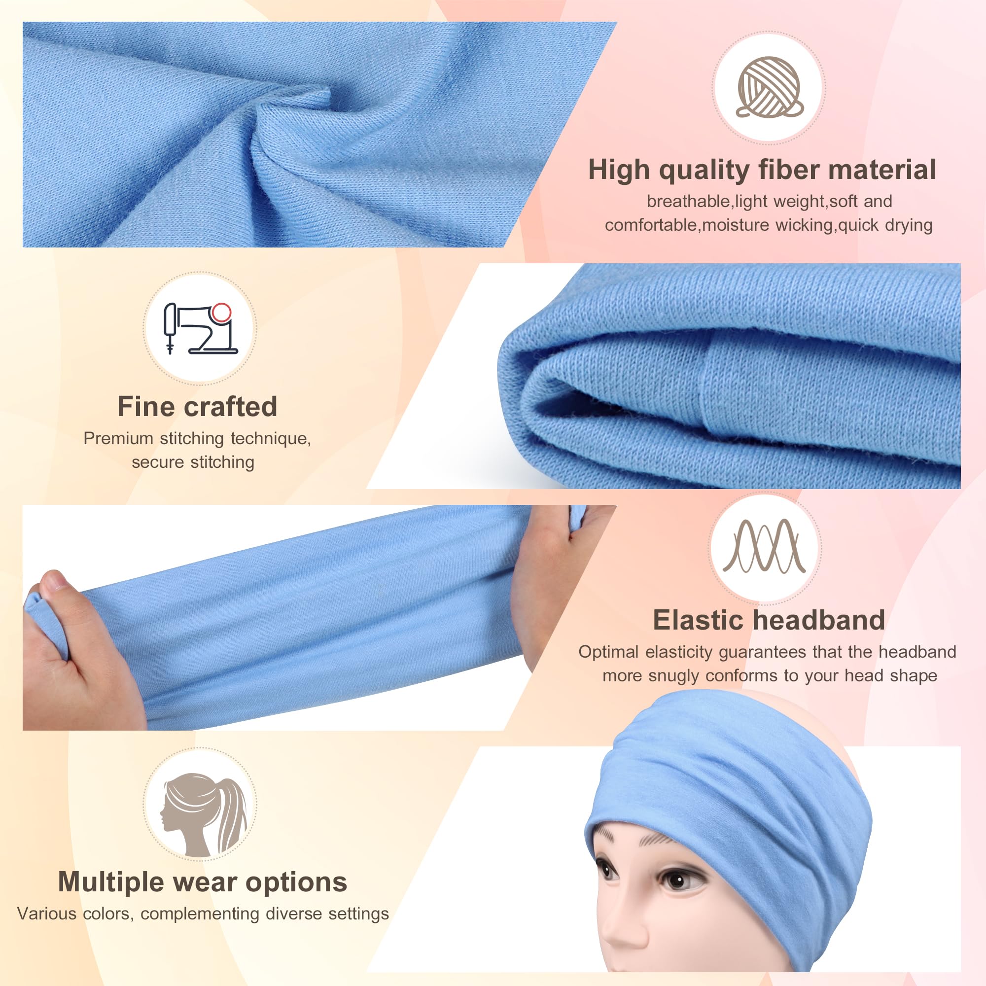 DiyJibb band next to ruler showing 4.2 inch width for fuller forehead coverage