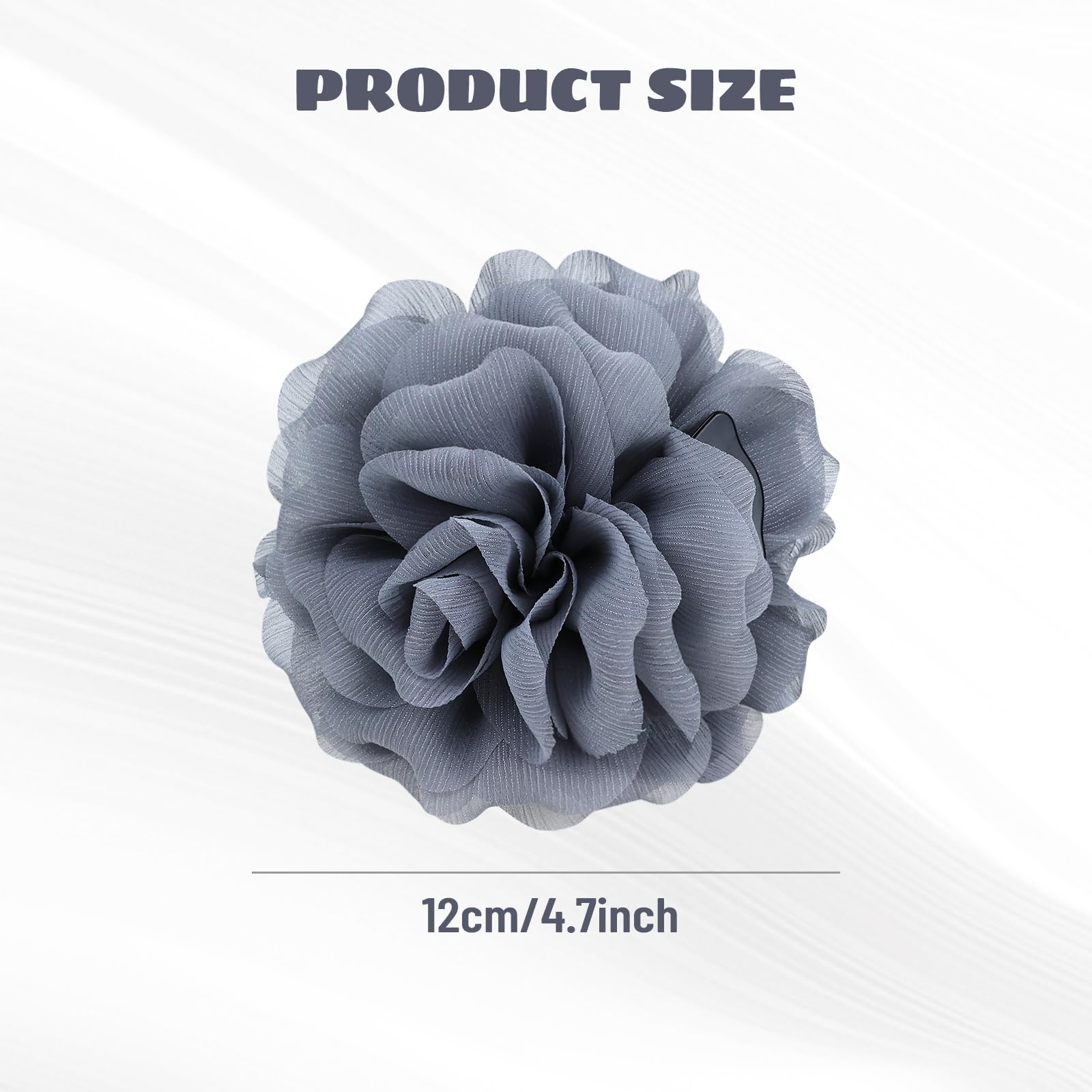 Dizila close-up of tulle petals highlights soft texture and visual appeal