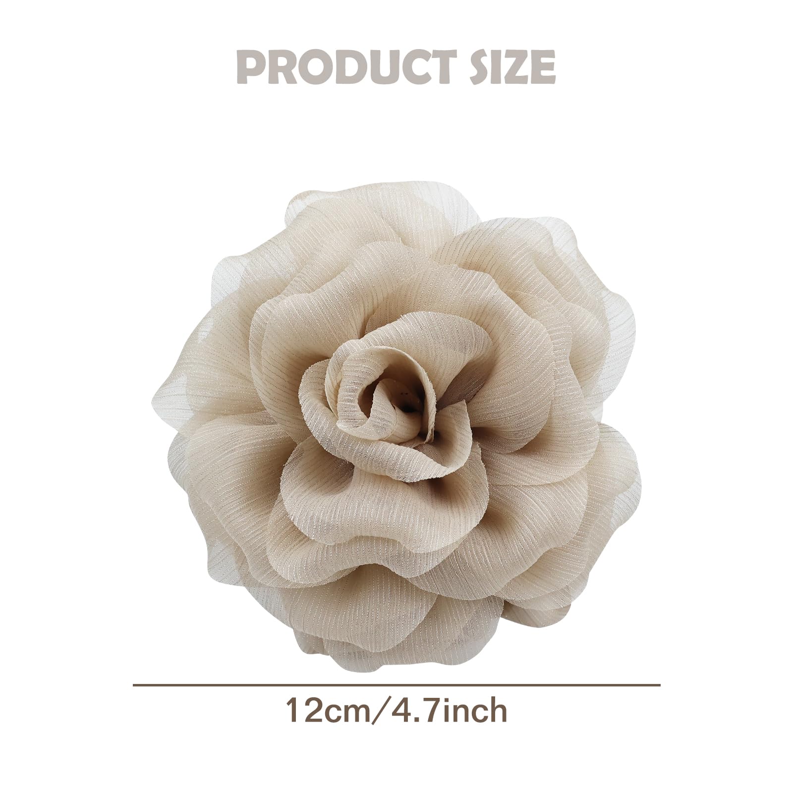 Dizila close-up of tulle rose texture highlighting soft petals and visual volume benefit