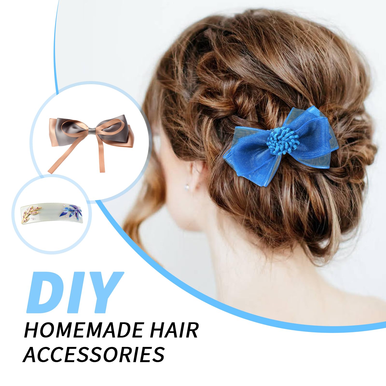 Dizila decorated clip with bow showing DIY customization benefit