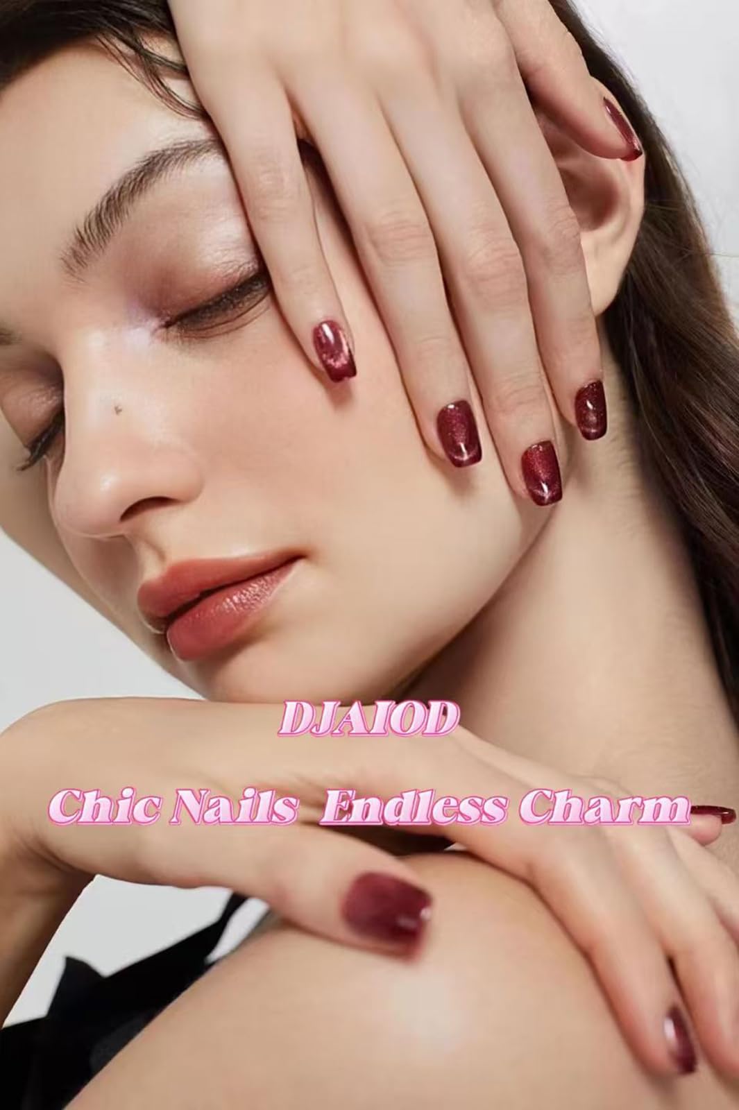 DJAIOD lifestyle shot worn at event showing durable glossy manicure and style boost