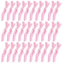 Dkpyt front view of 30 pink clips showing full pack and color, ideal for kits