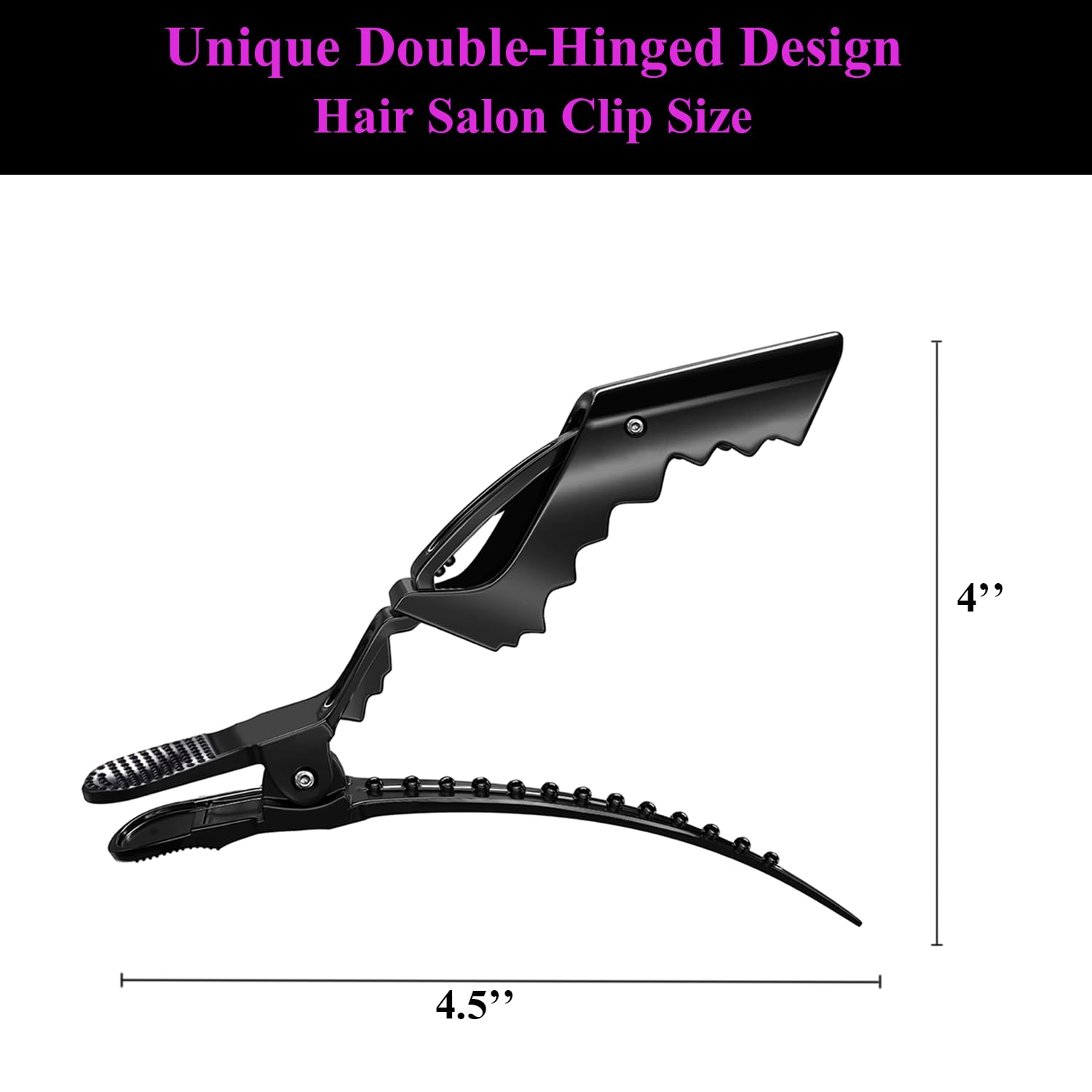 Dkpyt clip held in hand showing scale and travel-ready portability for stylists