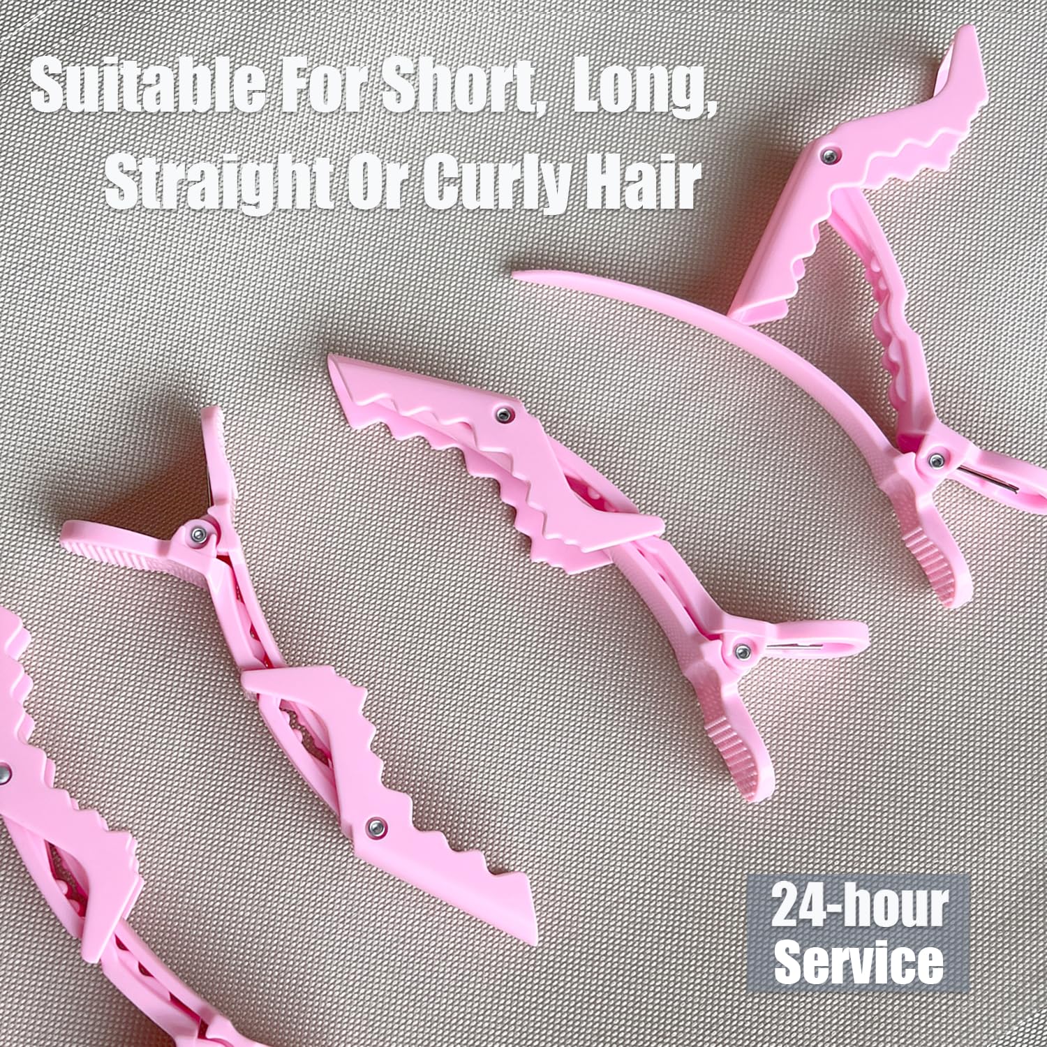 Dkpyt clip securing dry hair without creases, protecting styled strands