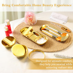 DLUGOPIS fan and flat applicator brushes detail for smooth product application