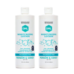 DML front packaging 16 oz pump showing product and easy dispensing benefit