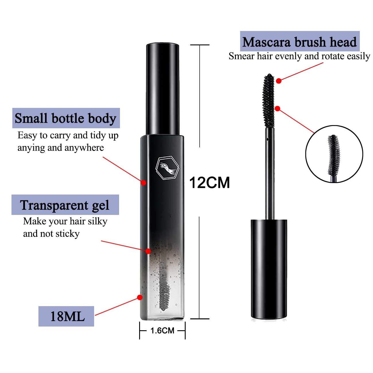 DMLNN finishing stick inside a purse showing travel-ready styling convenience