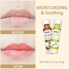 DMSKY label close-up highlighting ingredients like coconut oil and vitamin E