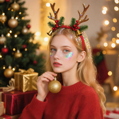 Dmsky festival lifestyle shot with model shining under lights for durable sparkle