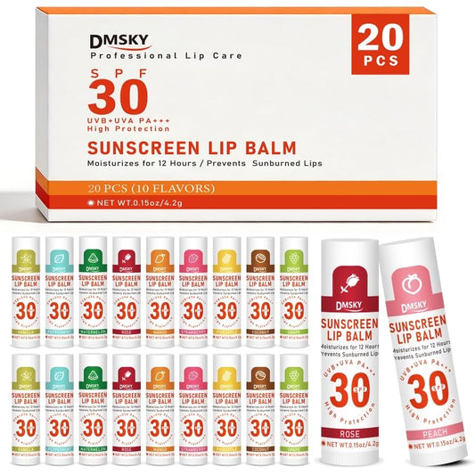Dmsky front packaging 20-pack showing compact travel tubes and value