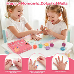 Dmsky glitter swatch on nail showing sparkly finish for playful, eye-catching looks