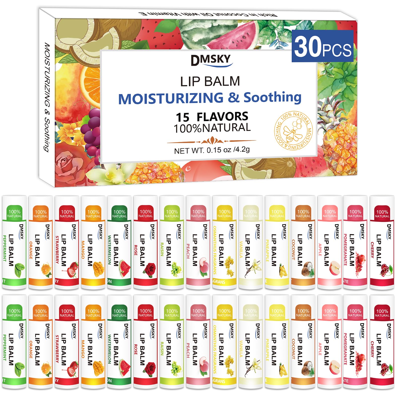 DMSKY front packaging showing 30-count bulk set for convenient gifting