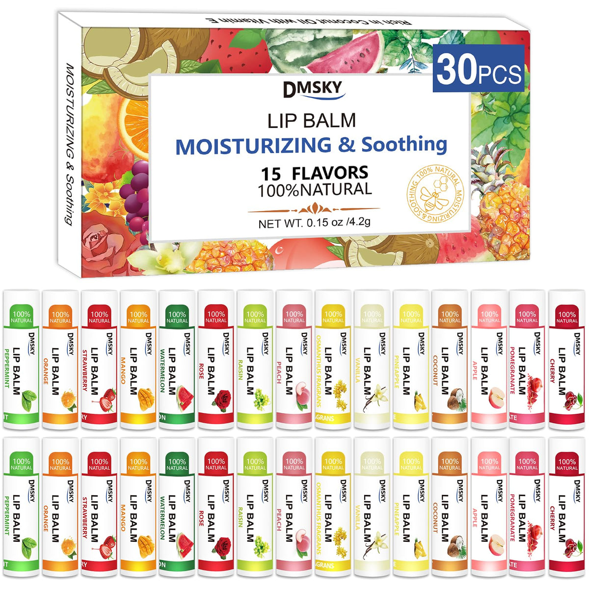DMSKY front packaging showing 30-count bulk set for convenient gifting