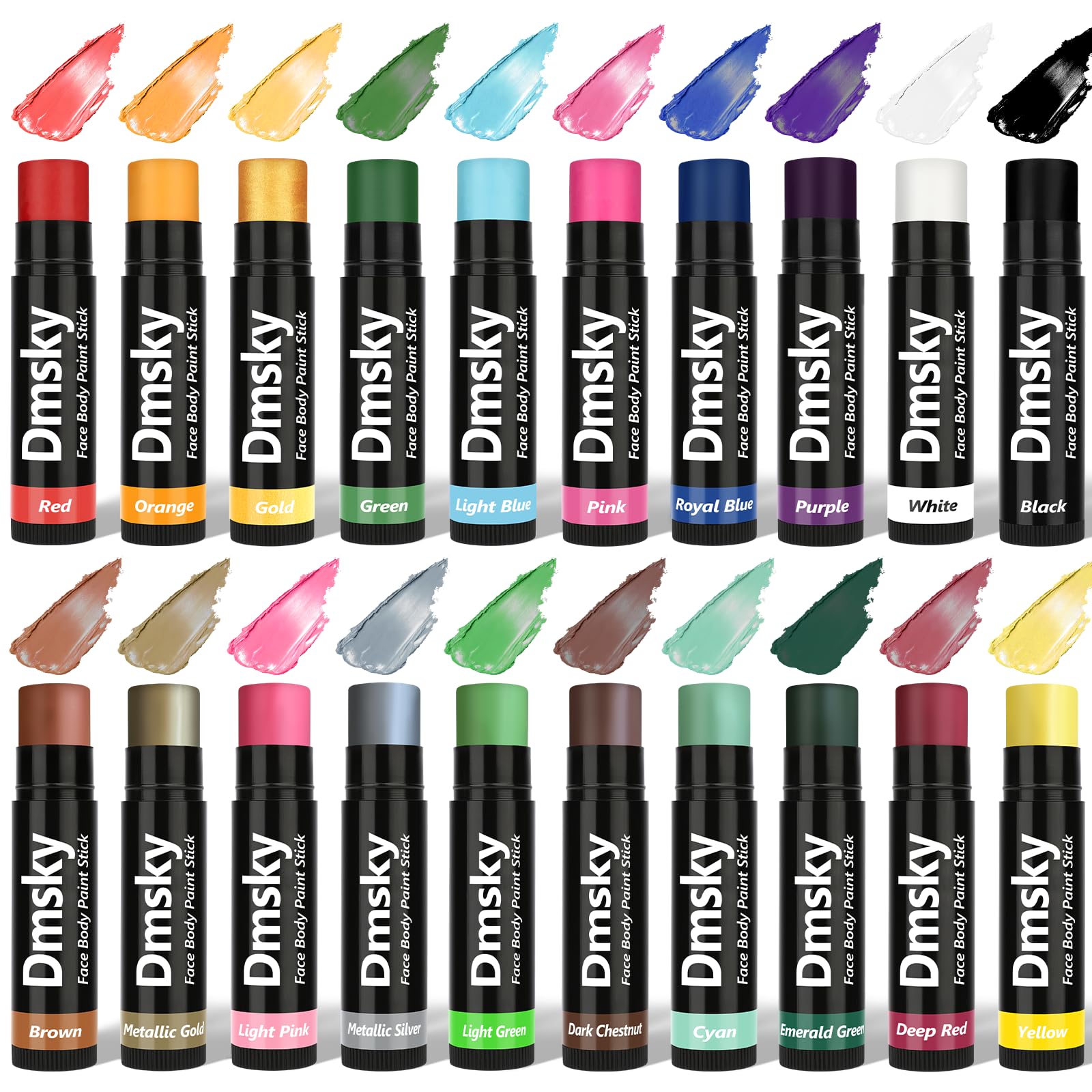 Dmsky single stick closed with cap highlighting durable travel-ready benefit