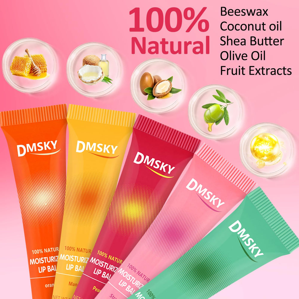 Dmsky gloss texture swirl on hand demonstrating hydrating shine