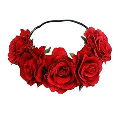 DNHCLL rose crown petal closeup showing fabric texture and realistic look