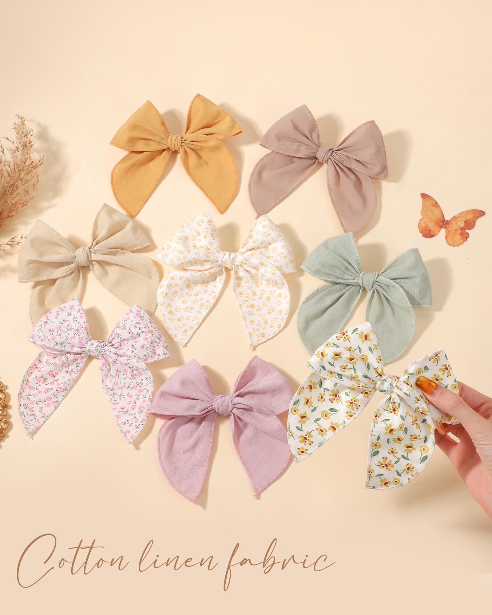 doboi child wearing a bow outdoors showing durable hold during play and good visual appeal