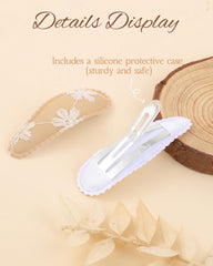 doboi transparent silicone tip detail on clip preventing slippage and protecting hair