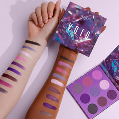 docolor arm swatches of all nine shades showing true pigment payoff