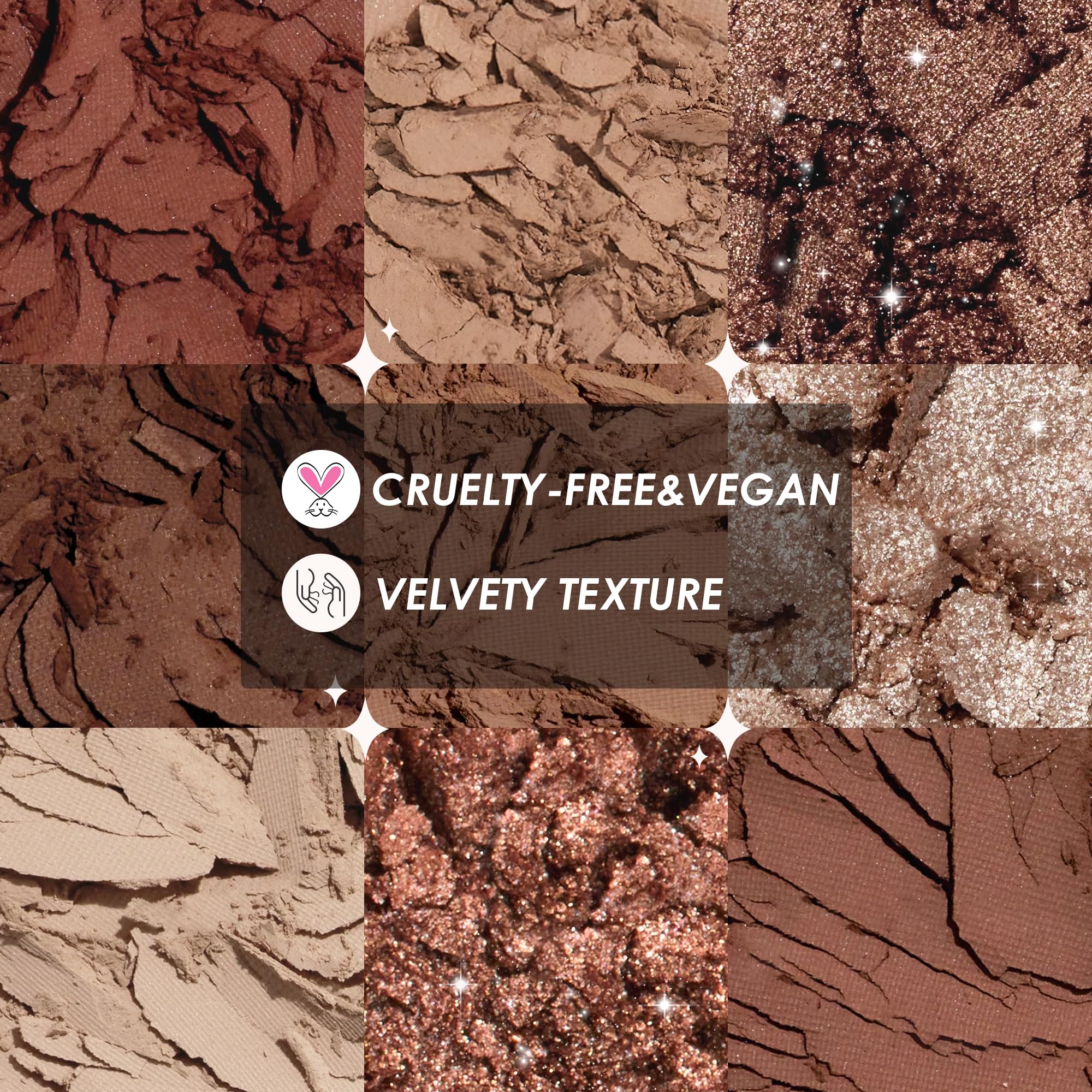 docolor Aurelia swatches on arm displaying rich pigment payoff across tones