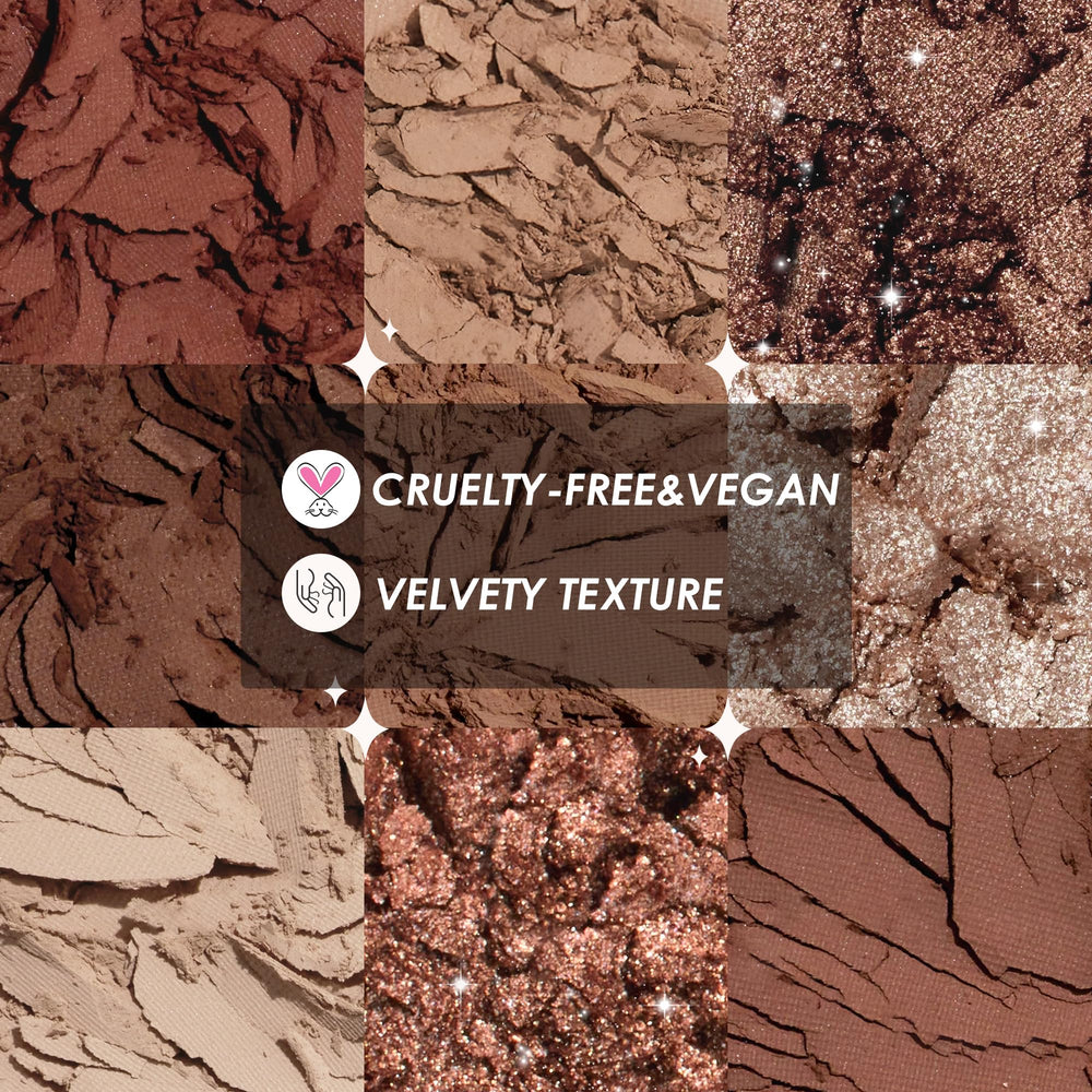 docolor Aurelia swatches on arm displaying rich pigment payoff across tones