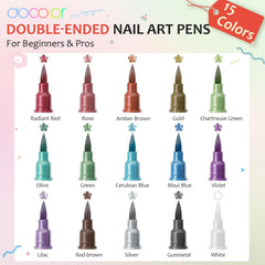 docolor double-ended tip close-up showing fine and thick ends for precision