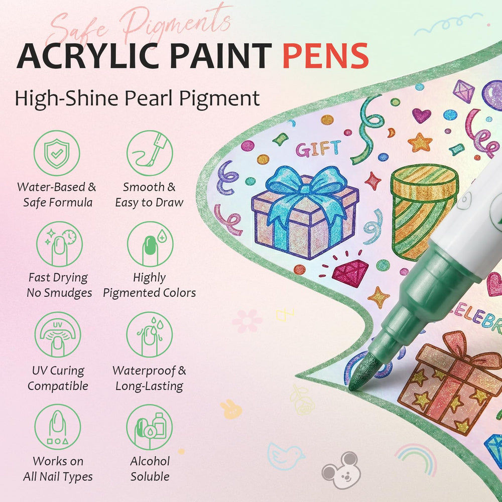 docolor applying fine tip detail on nail for crisp lines and tiny artwork